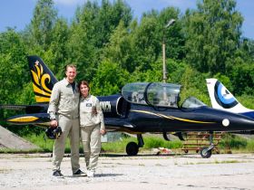 Полет на истребителе L-39