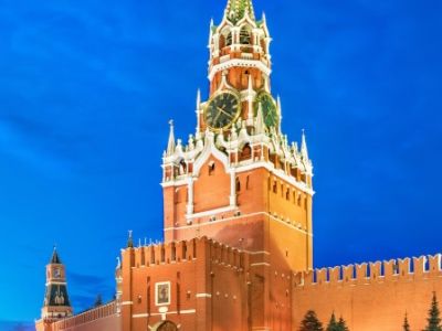Огни ночной Москвы