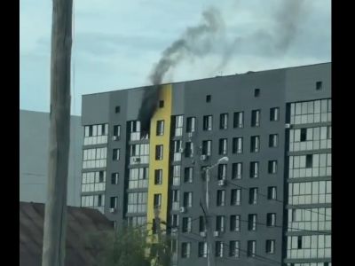 В Якутске загорелась квартира в новостройке на улице Притузова UPD