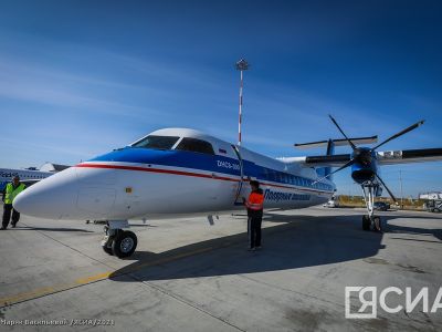 Самолет Якутск – Олекминск вернулся в аэропорт вылета из-за технической неисправности