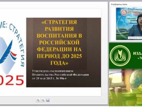 Вебинар "Планирование и организация воспитательного процесса в соответствии со «Стратегией развития воспитания в Российской Федерации на период до 2025 года»"