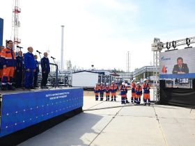Айсен Николаев принял участие в запуске инфраструктуры Игнялинского месторождения