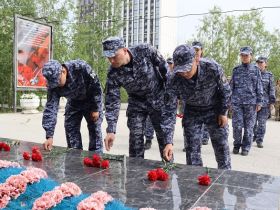 Росгвардейцы почтили память погибших на СВО бойцов ОМОН «Бизон»
