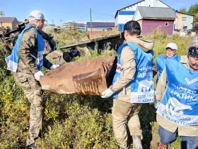 Две тысячи тонн металлолома собрали волонтеры в арктической зоне Якутии