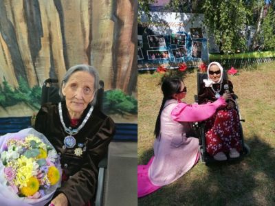Столетний юбилей отметила жительница Хангаласского улуса Фекла Егорова