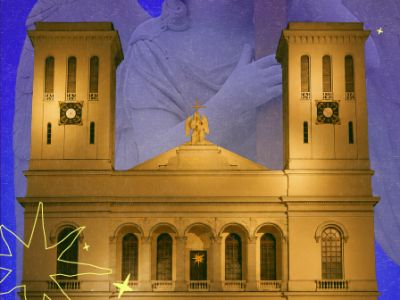 Ночной Орган в Петрикирхе при свечах