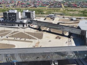 Первые кадры: в Якутии завершают строительство образовательного комплекса «Точка будущего»