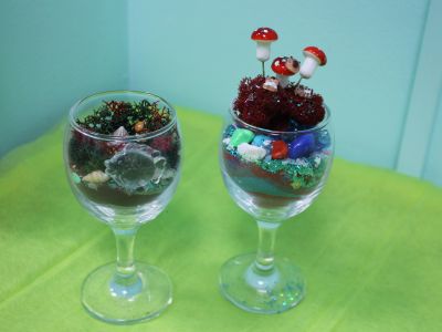 Создание мини моссариума из мха с песочной церемонией (Арт-студия в Фокусе)