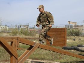 Военно-патриотический слет АГАТУ собрал около 50 студентов из всех подразделений