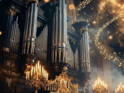 Старинный орган при свечах. Бах, Гендель, Моцарт