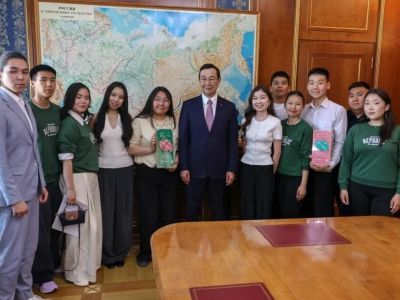 Айсен Николаев встретился с победителями «Российской студенческой весны»