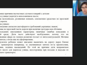 Международный вебинар "Система работы по формированию основ безопасности дорожного движения младших школьников"