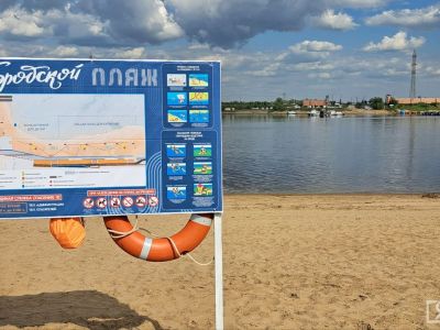 Купание на городском пляже Якутска временно запретили