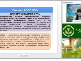 Принципы и подходы к формированию адаптированной основной общеобразовательной программы начального общего образования обучающихся с расстройствами аутистического спектра