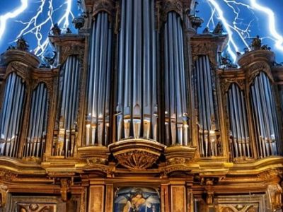 РОК-ХИТЫ НА ОРГАНЕ ПРИ СВЕЧАХ. В Соборе