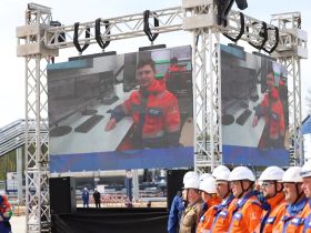 Айсен Николаев принял участие в запуске инфраструктуры Игнялинского месторождения