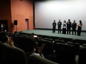 На большом экране в Якутске представили новый клип этно-рок группы «Килбиэн»