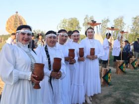 На Ысыахе Олонхо в Кобяе открыли одно из основных тусулгэ