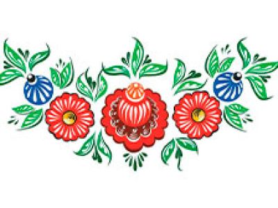 Городецкая роспись. Мастер-класс