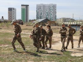 Военно-патриотический слет АГАТУ собрал около 50 студентов из всех подразделений