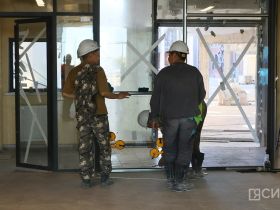 Первые кадры: в Якутии завершают строительство образовательного комплекса «Точка будущего»
