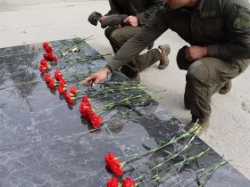 Росгвардейцы почтили память погибших на СВО бойцов ОМОН «Бизон»