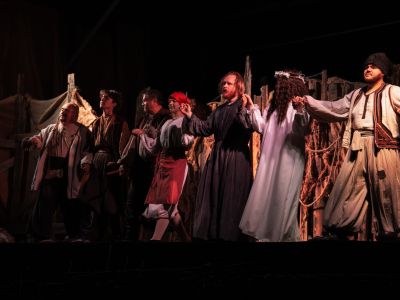 «Вий» под звёздным небом у озера (Пара альпак (Сосновка))