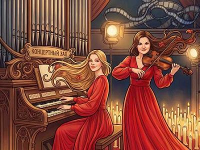Популярная музыка кино при свечах - орган и скрипка