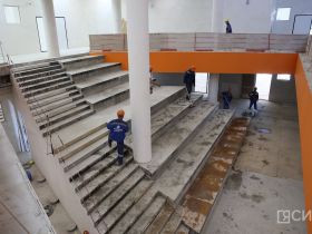 Первые кадры: в Якутии завершают строительство образовательного комплекса «Точка будущего»