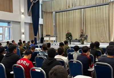 Ветеран СВО Василий Местников провел урок мужества для студентов в Якутске / ЯСИА Якутск Якутск Республика Саха (Якутия)