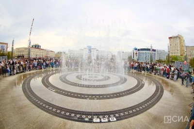 Музыкальный фонтан запустили на площади Республики в Якутске / Дмитрий Осипов Якутск Якутск Республика Саха (Якутия)