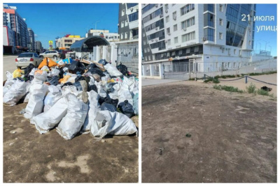В 203 микрорайоне Якутска убрали несанкционированную свалку / ЯСИА   