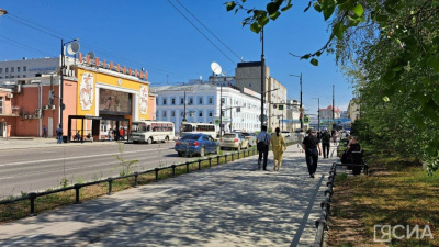 На проспекте Ленина в Якутске запретили движение мотоциклов / ЯСИА Якутск Якутск Республика Саха (Якутия)