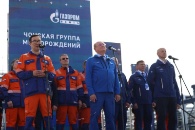 Айсен Николаев принял участие в запуске инфраструктуры Игнялинского месторождения / ЯСИА   