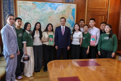 Айсен Николаев встретился с победителями «Российской студенческой весны» / ЯСИА   