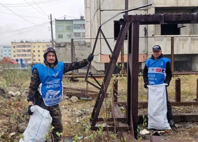 В Депутатском собрали около 149 тонн металлолома в рамках проекта «Чистая Арктика» / ЯСИА   