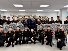 Сотрудники следственного управления провели встречу  с воспитанниками кадетской школы