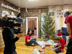 Немецкий телеканал снимает фильм про жизнь якутской семьи из Верхневилюйского района