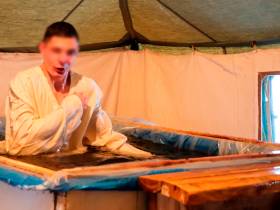 В Якутии осужденные приняли участие в крещенских купаниях