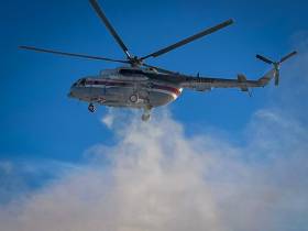 Возле Якутска прошла тренировка по десантированию из вертолета