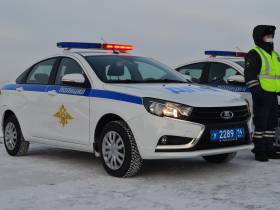 Автопарк Госавтоинспекции Якутии пополнился новыми патрульными автомобилями