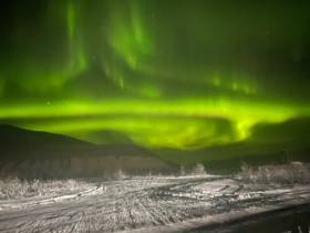 Фото дня. Северное сияние озарило небо над районами Якутии