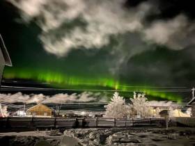 Фото дня. Северное сияние озарило небо над районами Якутии