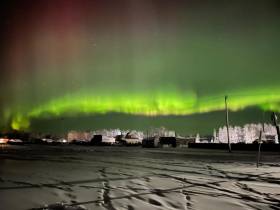 Фото дня. Северное сияние озарило небо над районами Якутии