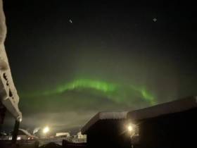 Фото дня. Северное сияние озарило небо над районами Якутии