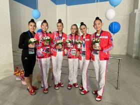 Сборная Якутии по художественной гимнастике вошла в ТОП-20 лучших команд чемпионата РФ