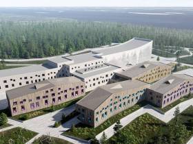 На месте возведения центра "Полярная звезда" полностью завершена установка свайного поля