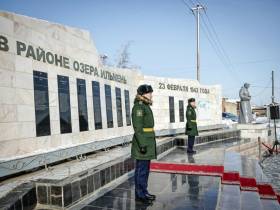 В Якутске почтили память воинов, павших на озере Ильмень