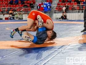 Фоторепортаж: Первый день чемпионата Дальнего Востока по вольной борьбе