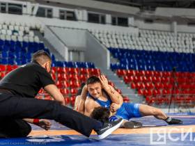 Фоторепортаж: Первый день чемпионата Дальнего Востока по вольной борьбе